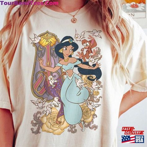 Princess Jasmine Shirt, Princess Jasmine Aladdin, Prince Shirt, Disney Family Vacation Shirts, Jasmine Aladdin, Disney Jasmine, Mouse House, Disney Family Vacation, Disney Vintage