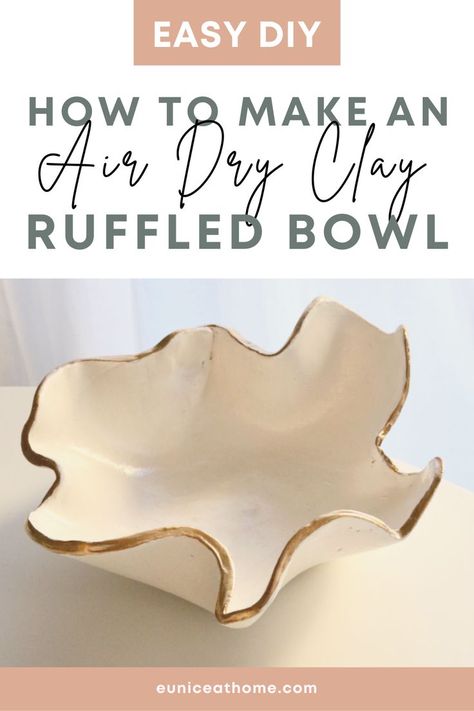 Hanging Craft Ideas, Homemade Clay, Diy Bowl, Diy Air Dry Clay, Hanging Craft, Air Dry Clay Projects, Clay Diy Projects, Clay Crafts Air Dry, Clay Bowl