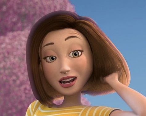 Vanessa Bloome (Bee Movie) (c) DreamWorks Animation & Universal Pictures Bee Movie Characters, Berry B Benson, Fan Reference, The Bee Movie, Animation Pics, Animated Cartoon Movies, Childhood Crushes, Dreamworks Movies, Bee Movie