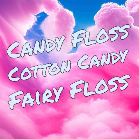 Is Candy Floss (Fairy Floss) the Same as Cotton Candy? Homemade Cotton Candy, French Candy, Cotton Candy Flavoring, Fairy Floss, Candy Floss, Easy Treats, Candy Making, Blue Raspberry, Light Texture