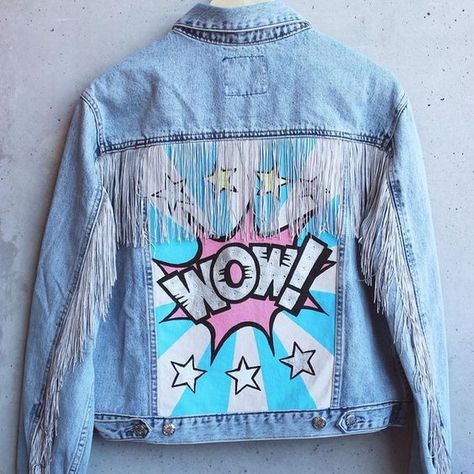 Painting Ideas Kpop, Jacket Painting Ideas, Painted Apparel, Jacket Painting, Diy Denim Jacket, Hand Painted Denim Jacket, Denim Art, Denim Jacket Outfit, Painted Denim Jacket