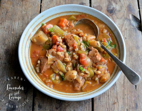 January Comfort Food: Chicken and Pearl Barley Stew Stew Slow Cooker, Chicken Barley, Barley Stew, Comfort Food Chicken, Family Supper, Pearl Barley, Chickpea Curry, Food Chicken, Healthy Comfort Food