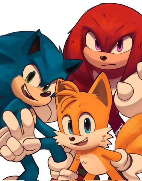 Sonic The Movie, Sonic & Knuckles, Sonic Tails, Team Sonic, Sonic Movie, Shadow Sonic, Hedgehog Movie, Sonic Fanart, Sonic Heroes