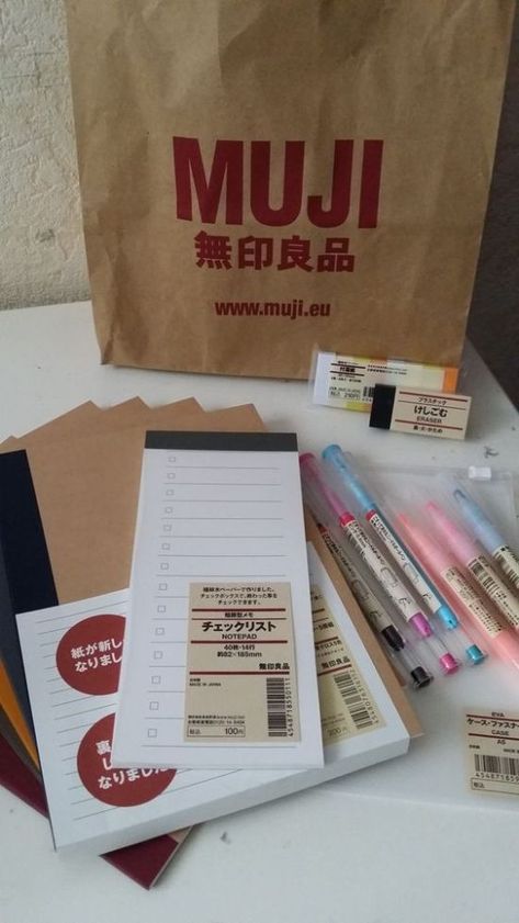 Muji Pens Aesthetic, Muji Aesthetic Stationary, Muji School Supplies, Muji Aesthetic, Muji Stationary, Psychology Essay, Stationary Aesthetic, Muji Stationery, Writing Kindergarten