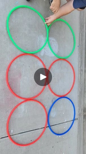 Hoop Decor, Hula Hoops, Decor Hacks, Brad Nails, Outdoor Display, Popular Toys, Hula Hoop, Zip Ties, On The Ground