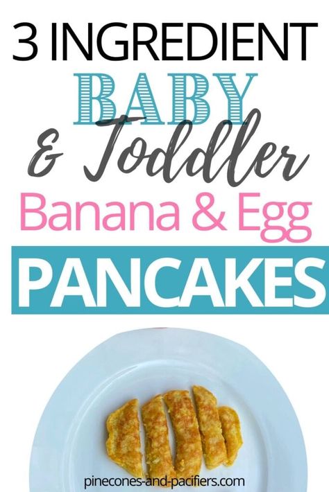 Pancakes For Babies, Banana Pancakes For Baby, Easy Banana Pancakes, Weaning Foods, Baby Led Feeding, Baby Pancakes, Healthy Pancake Recipes, Easy Baby Food Recipes, Meals Dinner