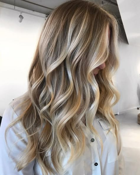 Partial Blonde Highlights, Dirty Blonde Hair With Highlights, Long Balayage, Blonde Foils, Blonde Highlights On Dark Hair, Balayage Hairstyles, Summer Blonde Hair, Dyed Blonde Hair, Dirty Blonde Hair