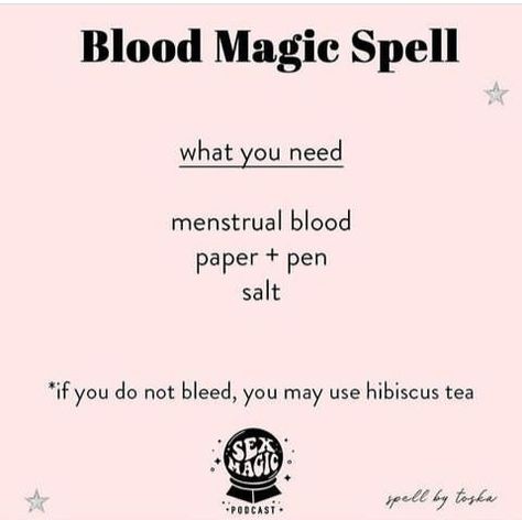 Menstrual Spells, Menstrual Blood Magic, Period Blood Magic, Blood Magick Witchcraft, Blood Magick Spells, Blood Spells, Glamour Magick, Blood Witch, Bruji Tips