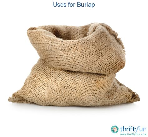 This is a guide about uses for burlap. Loosely woven burlap has traditionally been uses for sacks. This versatile material also has gardening and craft uses. Burlap Sacks, House Tips, Sack Bag, Idaho, Burlap Bag, Fall Decor, Stock Photography, Knitted Scarf, Burlap