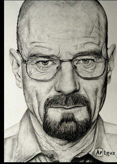 Breaking Bad Drawing, Walter White Art, Walter White Drawing, Walter White Quotes, Breaking Bad Tattoo, Breaking Bad Art, Bad Drawings, Realistic Pencil Drawings, Portrait Drawings