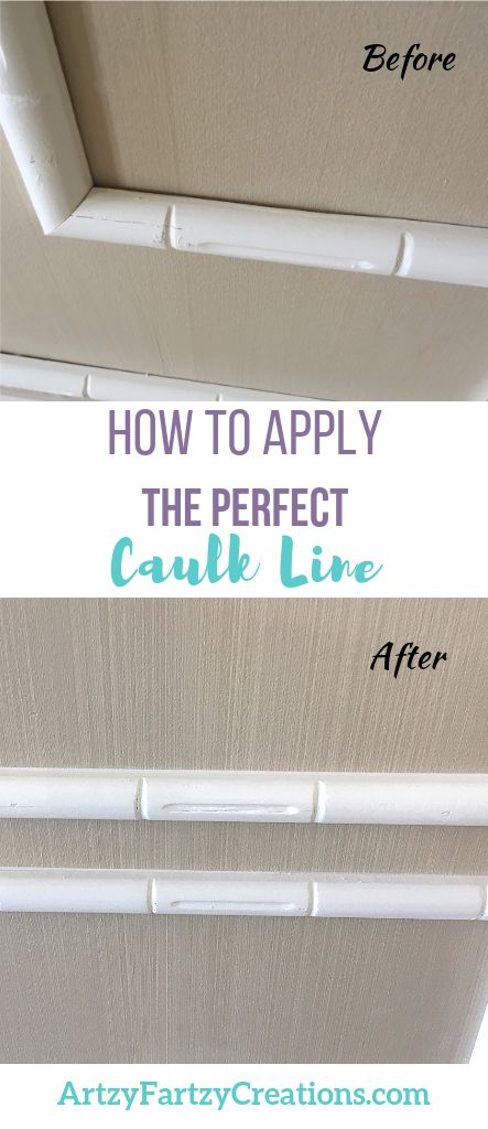 How to Apply the Perfect Caulk Line by Cheryl Phan @ ArtzyFartzyCreations.com #caulking #diyhomedecor Painted Furniture For Sale, Caulk Tape, Live And Learn, Family Handyman, Furniture Makeover Diy, Creating A Blog, Diy Home Improvement, Cool Paintings, Painting Tips