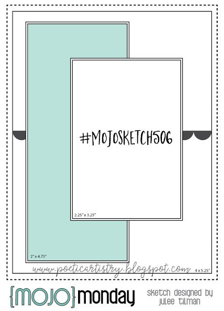 Mojo Monday Card Sketches, Kristie Marcotte, Kiwi Lane Designs, Card Sketches Templates, Card Making Templates, Best Things In Life, Mft Stamps, Mind's Eye, Card Challenges