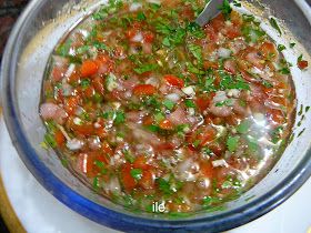 ile recetas: Salsa criolla con pimientos o morrones asados Tomato Salsa, Ethnic Recipes