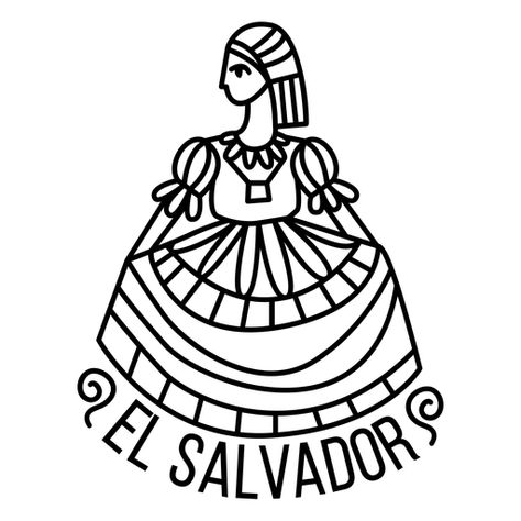 El salvador woman traditional clothing stroke #AD , #woman, #salvador, #clothing, #stroke, #El Pipil El Salvador Tattoos, El Salvador Clothing, Salvadorean Culture, El Salvador Clothes, Clothing Drawings, El Salvador Art, El Salvador Culture, Hispanic Heritage Month Activities, Balcony Flower Box