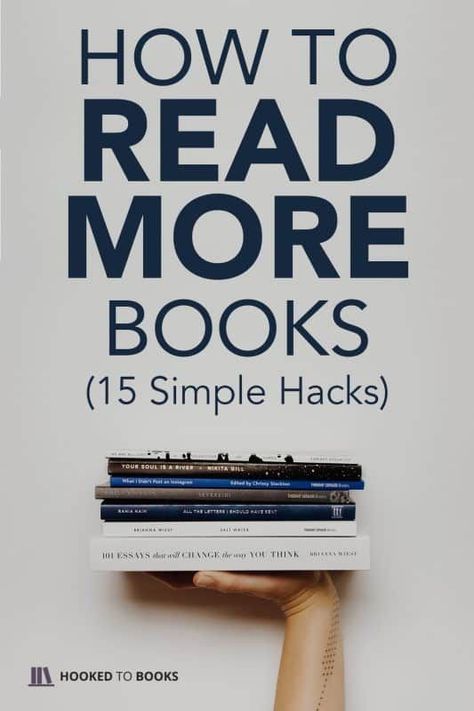 So many books to read, so little time! Luckily for book lovers, reading more books is easy. Here are 15 simple hacks for how to read more books. Reading Counts, How To Read More, Positive Books, Reading More, Book Discussion, Reading Goals, Reading Tips, Development Books, Read More Books