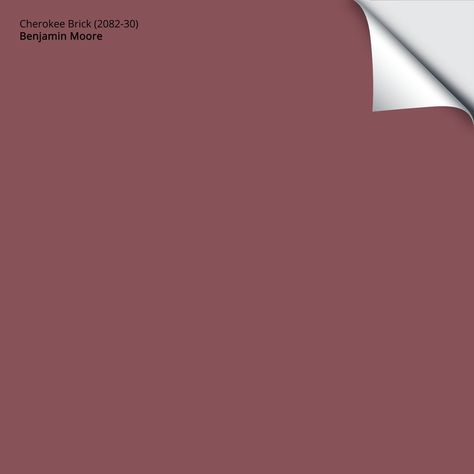 Benjamin Moore Cherokee Brick (2082-30) – Samplize Grape Painting, Paint Sample, Berry Bushes, Cream Paint, Purple Grapes, Paint Samples, Color Samples, Farrow Ball, Benjamin Moore