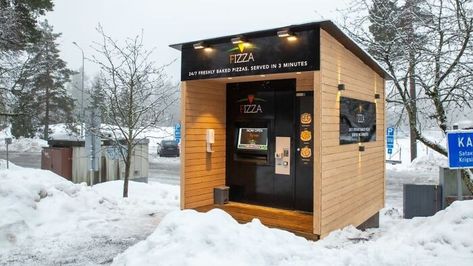 24/7 Pizza Vending Machine In Finland Laundry Marketing, Pizza Vending Machine, Food Vending Machines, Leftover Bread, Health And Wellness Quotes, Vending Machines, Food And Beverage, Vending Machine, Finland