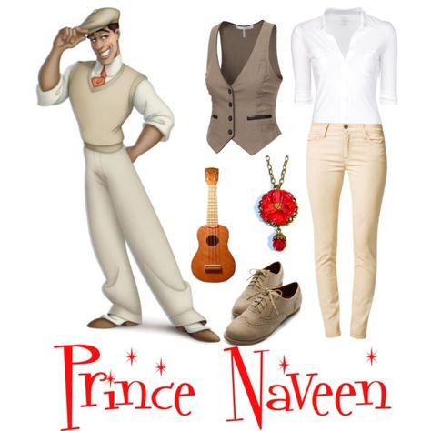 Prince Naveen Princess Tiana And Naveen Costume, Prince From Princess And The Frog, Tiana And Prince Naveen Costume, Prince Inspired Outfits, Prince Naveen Costume, Princess And The Frog Prince Naveen, Frog Prince Costume, Prince Naveen Cosplay, Prince Naveen Disneybound