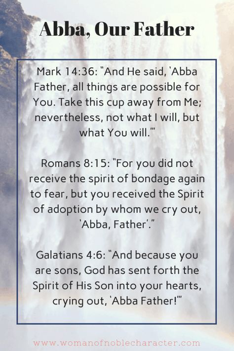 A Look At Abba, Our Father: The Ultimate Name Of God Abba, Our Father Worth More Than Rubies, Prayer For Fathers, Spiritual Stories, Name Of God, Message Bible, Biblical Marriage, Abba Father, Powerful Scriptures, Our Father In Heaven