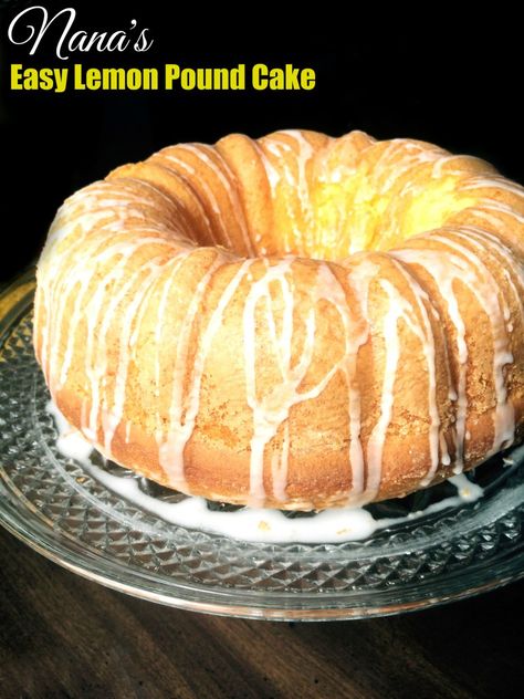 Pound Cake From Box Cake, Easy Lemon Pound Cake, Lemon Bundt Cake Recipe, Homemade Pound Cake, Pound Cake Recipes Easy, Spring Time Desserts, Lemon Pound Cake Recipe, Lemon Bundt Cake, Lemon Cake Recipe