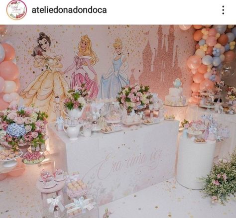 Cinderella Birthday Party, Princess Theme Birthday, Princess Theme Birthday Party, Princess Decorations, Magic Party, Princess Theme Party, Cinderella Birthday, Princess Theme, Princesa Disney