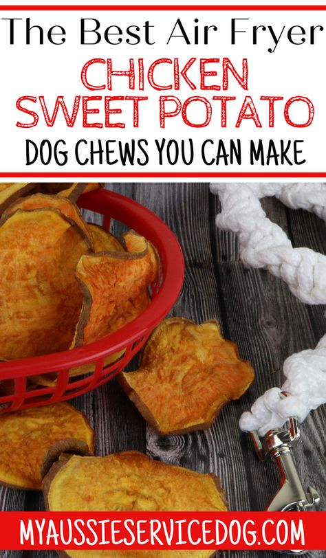 Sweet Potato Dog Chews, Easy Homemade Snacks, Sweet Potato Dog, Sweet Potato Oven, Sweet Potato Dog Treats, Potato Dog, Easy Dog Treat Recipes, Sweet Potato Slices, Easy Dog Treats