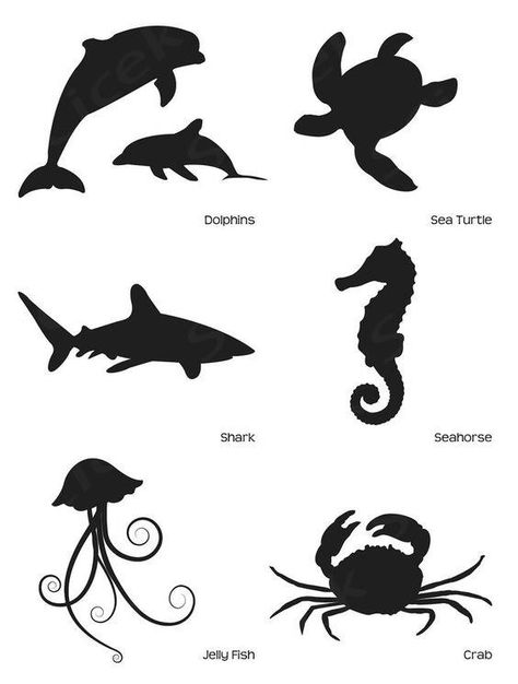 Creature Silhouette, Mythological Animals, Space Painting, Animal Silhouette, Sea Creature, Negative Space, Emphasis, Sea Creatures, Drawings