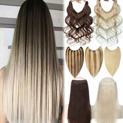 (eBay) Hidden Halos Secret Wire In Remy Human Hair Extensions One Piece Straight Wavy Q Remy Hair Extensions, Brazilian Body Wave, Remy Human Hair Extensions, 100 Remy Human Hair, Dentures, Hair Quality, Styling Products, Wigs Hair Extensions, Brazilian Hair