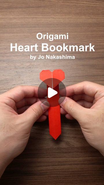 Heart Bookmark Origami, Origami Bookmarks, Origami Bookmark, Heart Bookmark, Origami Heart, How To Make Bookmarks, Easy Paper Crafts, Origami, Paper Crafts