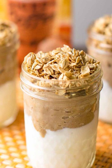 Pumpkin Spice Yogurt Parfait, Pumpkin Monkey Bread, Mini Pumpkin Muffins, Pumpkin Yogurt, Baked Pumpkin Oatmeal, Pumpkin Cobbler, Pumpkin Fudge, Granola Parfait, Dessert Pie Recipes