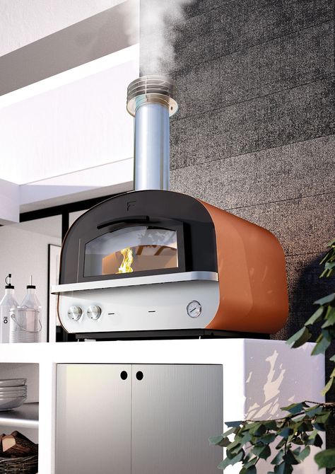 Piero - Fontana Forni Gas Pizza Oven, Modern Gazebo, Modular Outdoor Kitchens, Wood Burning Oven, Wood Supply, Outdoor Oven, Wood Fired Pizza Oven, Fire Pizza, Perfect Pizza