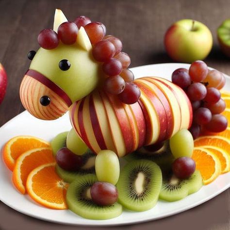 Usa Cake, Recipes Tutorials, Fruit Appetizers, Fruit Animals, Appetizer Bites, Fruit Tray, Photo Cake, Winter Food, Party Food