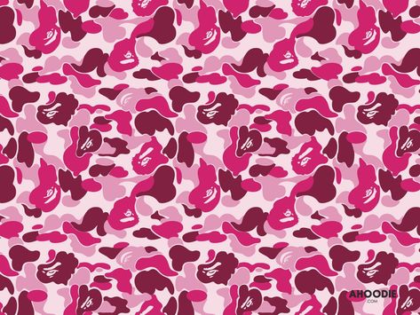 Bape Camo Wallpaper, Pink Camo Wallpaper, Bape Pink, Wallpaper Top, Camo Wallpaper, Monkey Wallpaper, Vintage Style Rugs, Free Backgrounds, Bridal Favors