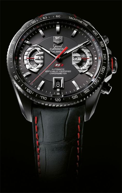 Tag Heuer Grand Carrera, Heuer Carrera, Tag Heuer Carrera, Tag Heuer Watch, Expensive Watches, Watches Unique, Stylish Watches, Fine Watches, Men's Watches