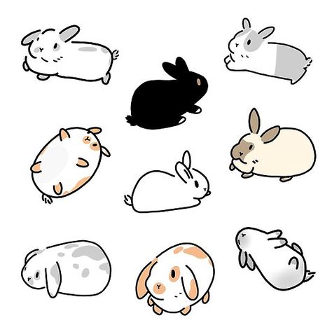 Bunny Rabbit Stickers by @culousart Rabbit Drawing, Bunny Drawing, 강아지 그림, Bunny Art, Bunny Rabbits, Mini Drawings, Animal Sketches, Cute Little Drawings, Cute Animal Drawings