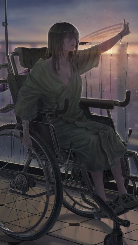 Wheel Chair, Wheelchair, Not Mine, Wheel, Anime