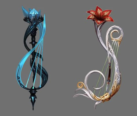 Bard Instruments, Instruments Art, Fantasy Props, Anime Accessories, Arte Fantasy, 그림 그리기, Drawing Inspiration, Artifacts, Musical Instruments