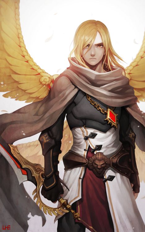 Dragon Nest: Geraint, the Golden Dragon                                                                                                                                                                                 More Evelynn League Of Legends, Dragon Nest, Angel Warrior, Male Character, Dungeons And Dragons Characters, Dnd Art, Fantasy Warrior, Character Design Male, Fantasy Rpg