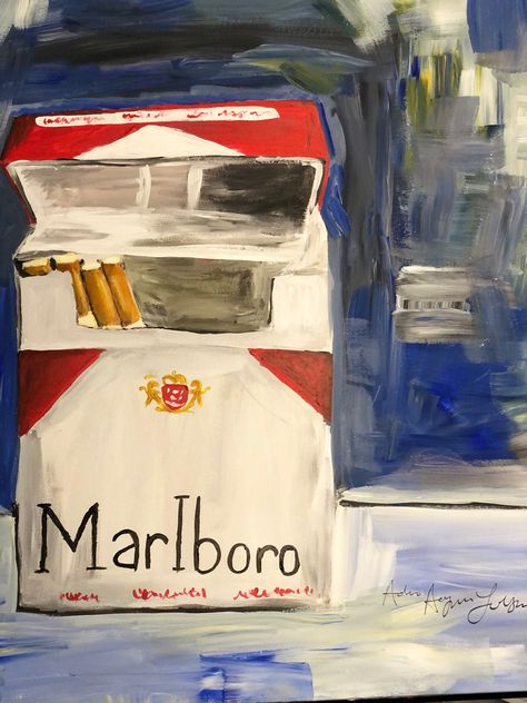 Ciggarates Aesthetic, Paint Inspo, Artistic Ideas, Ap Studio Art, Painting Aesthetic, Drawing Projects, Painted Boxes, Aesthetic Painting, Studio Art