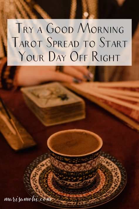 Daily Tarot Spreads Morning, Daily Tarot Questions, Tarot Spreads Beginners Daily, Tarot Questions To Ask Daily, Tarot Activities, Morning Tarot Spread, Fun Tarot Spreads, Daily Tarot Spreads, Morning Tarot