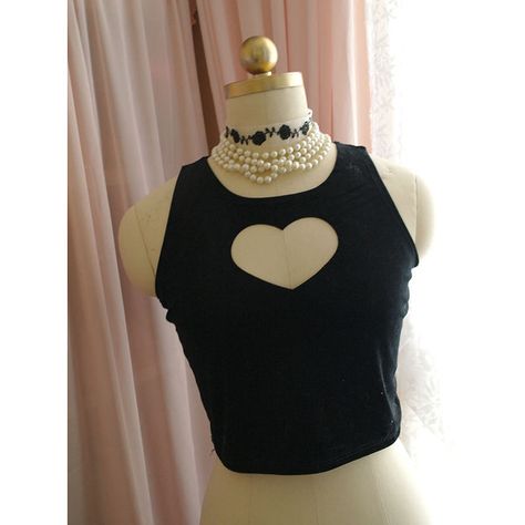 Sweet Punk Rock Heart Love Cut Off Keyhole Black Velvet tank Top,Crop... ($15) ❤ liked on Polyvore featuring intimates, camis, velvet camisole, cropped camisoles and cropped cami Velvet Tank Top, Velvet Tank, Dream Aesthetic, Cropped Camisole, Cropped Cami, Top Crop, Pole Dance, Heart Love, Black Heart