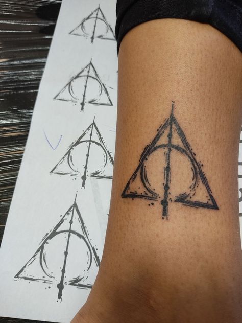 Harry Potter Tattoo For Men, Harry Potter Tattoos Men, Amanda Tattoo, Deathly Hallows Symbol, Tatoo Inspiration, Dragon Sleeve Tattoos, Scorpion Tattoo, Harry Potter Tattoos, Harry Potter Tattoo