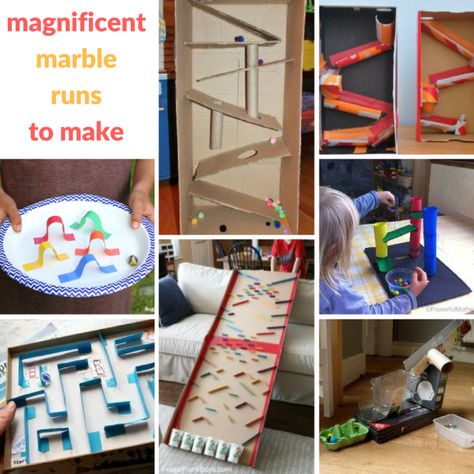 Marble Runs Marble Run Ideas, Stem Challenges For Kids, Boy Activities, Challenges For Kids, Fun Activites, Afterschool Program, Marble Runs, Study Hall, Marble Maze