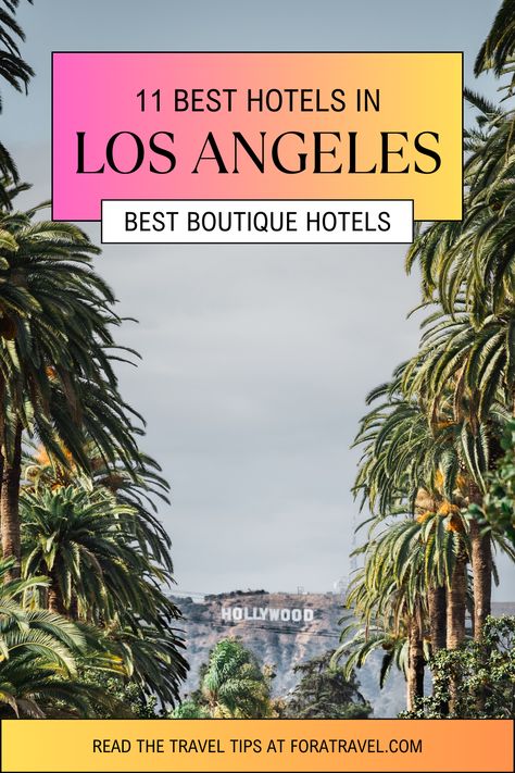 Indulge in the epitome of luxury with our expert-curated 11 Best Hotels in Los Angeles' 🏨✨ Experience the allure of LA's finest accommodations, where opulence meets impeccable service. 🌟🌴 From glamorous rooftop retreats with breathtaking views to elegant hideaways nestled in the heart of the city, each hotel is a masterpiece of refined hospitality. 🍾🥂 #LuxuryHotels #LosAngeles #TravelInStyle #BrianaBell #ForaTravel" Hotels In Los Angeles, Unique Hotels, Breathtaking Views, Best Hotels, In Hollywood, Travel Style, Luxury Hotel, West Coast, In The Heart