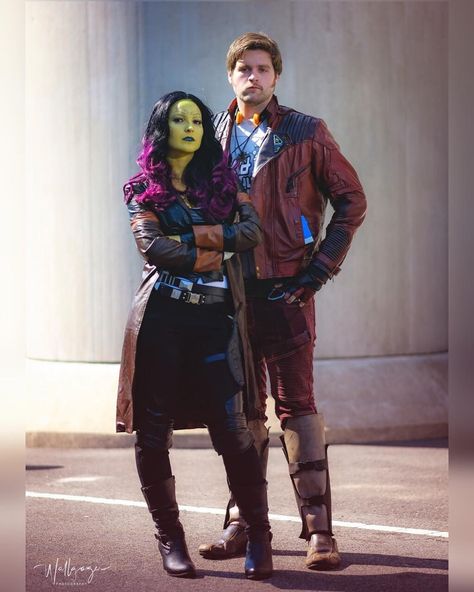 Super Hero Costumes For Couples, Starlord Marvel, Superhero Couples Costumes, Partner Costumes, Cool Couple Halloween Costumes, Marvel Halloween, Marvel Halloween Costumes, Epic Halloween Costumes, Cute Couples Costumes