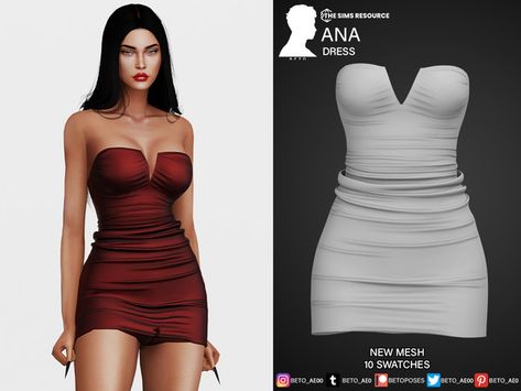 Female Cc Sims 4, Sims 4 Tsr, Pelo Sims, The Sims 4 Packs, Sims 4 Cc Folder, Sims 4 Dresses, Sims4 Clothes, Sims 4 Collections, Sims Hair