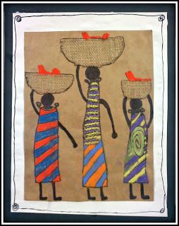 PLATEAU ART STUDIO: African Line Art African Art For Kids, Multi Cultural Art, African Art Projects, African Crafts, Afrique Art, Creation Art, Art Terms, Africa Art, Trendy Art