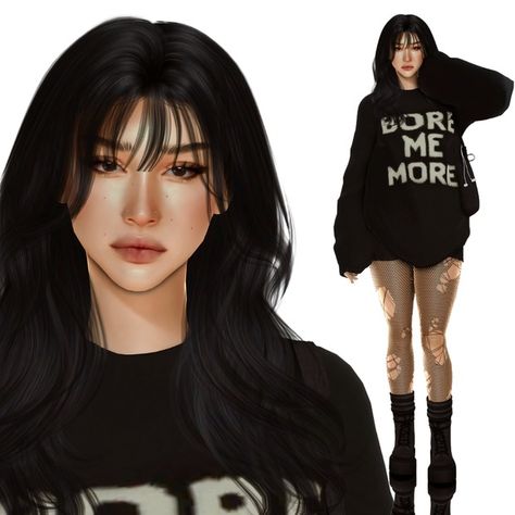 tati ☆ | Patreon Sims 4 Cc Nails Long Patreon, Sims 4 Sims Dump Female, Sims 4 Cc T Shirts Female, Sims 4 Female Sims Download, Cc The Sims 4 Makeup, The Sims 4 Aesthetic, Sims 4 Aesthetic, Sims Patreon, Cc The Sims 4