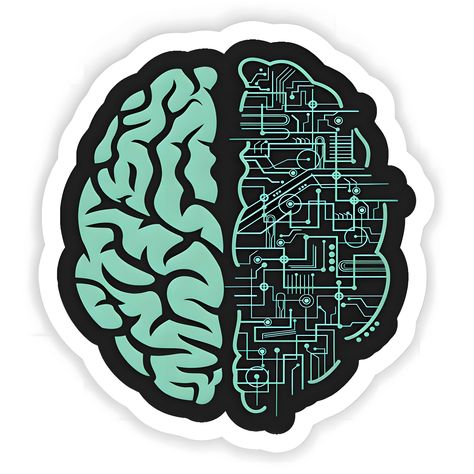 Computer Science Stickers, Wanted Sticker, Technology Stickers, Brain Sticker, Cool Laptop Stickers, Use Your Brain, Funny Laptop Stickers, Computer Stickers, Money Stickers