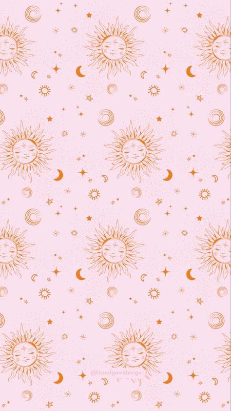 Wallpaper Backgrounds Astrology, Sun Moon Phone Wallpaper, Boho Valentines Day Wallpaper, Spiritual Sun Wallpaper, Pink Sun And Moon Wallpaper, Blue Butterfly Wallpaper, Witchy Wallpaper, Hippie Wallpaper, Watch Wallpaper